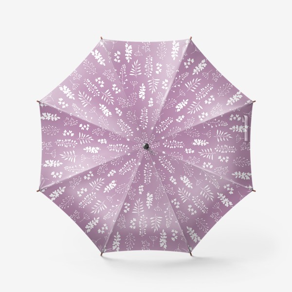 Зонт «Белые веточки»