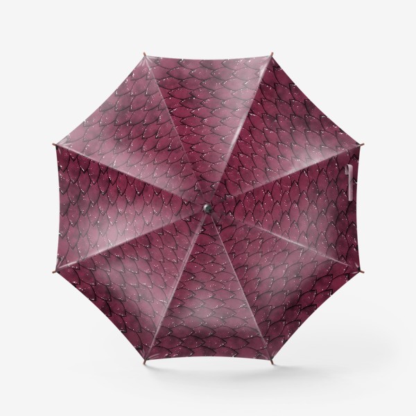 Зонт «Красный дракон. Текстура»