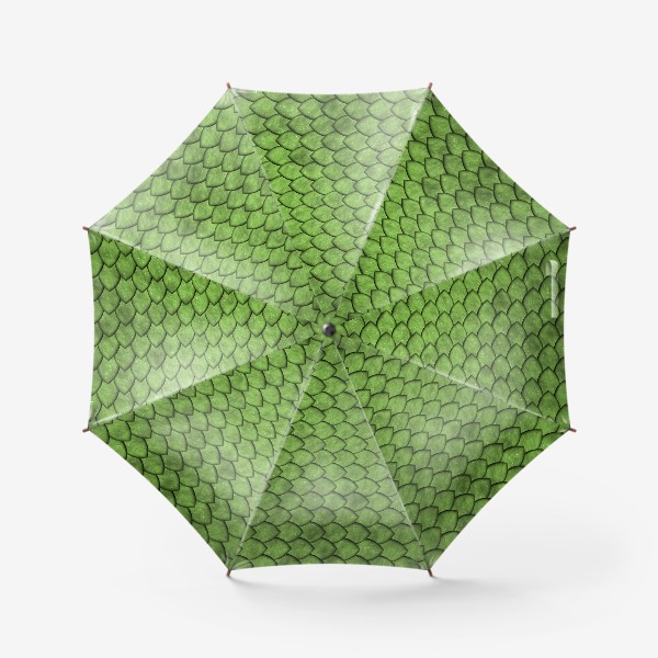 Зонт «Изумрудная ящерка. Текстура.»