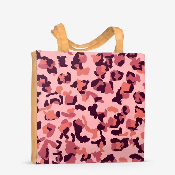 Сумка-шоппер «Розовый леопардовый паттерн»