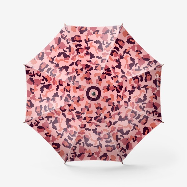 Зонт «Розовый леопардовый паттерн»