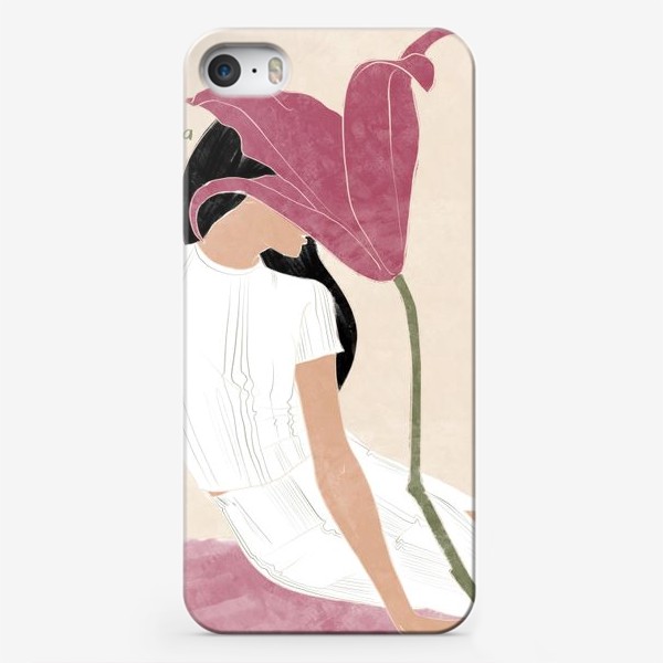 Чехол iPhone «Девушка, цветок, красота, мода, ты - прекрасна»