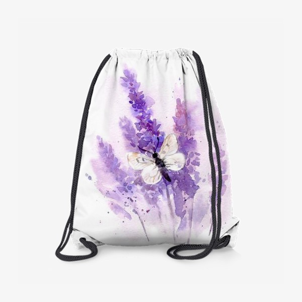 Рюкзак «бабочка на лаванде»