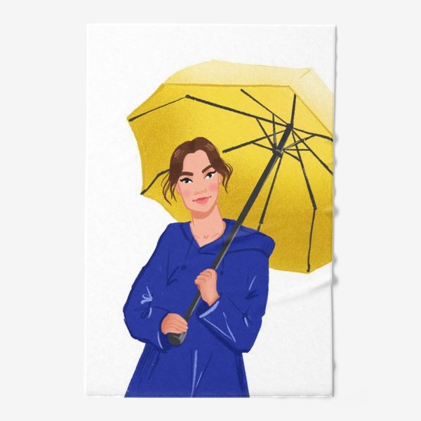 Полотенце «Девушка с солнечным зонтом»