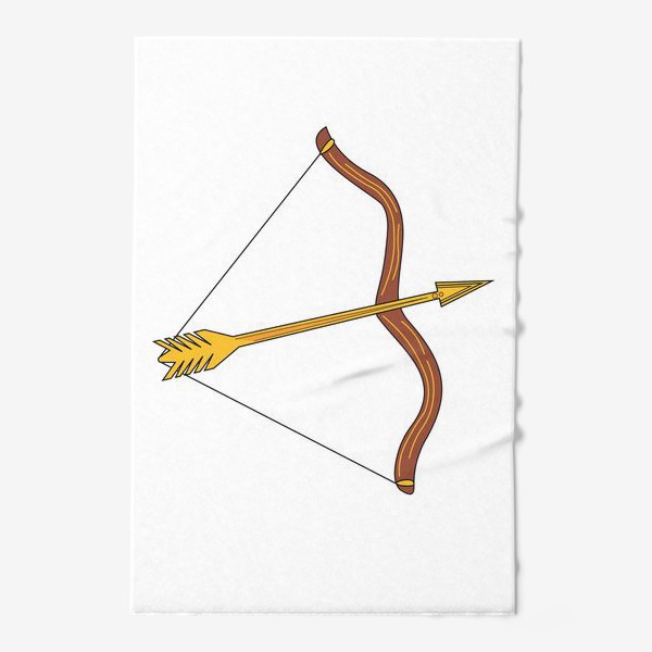 Полотенце «Стрелец лук стрелы»