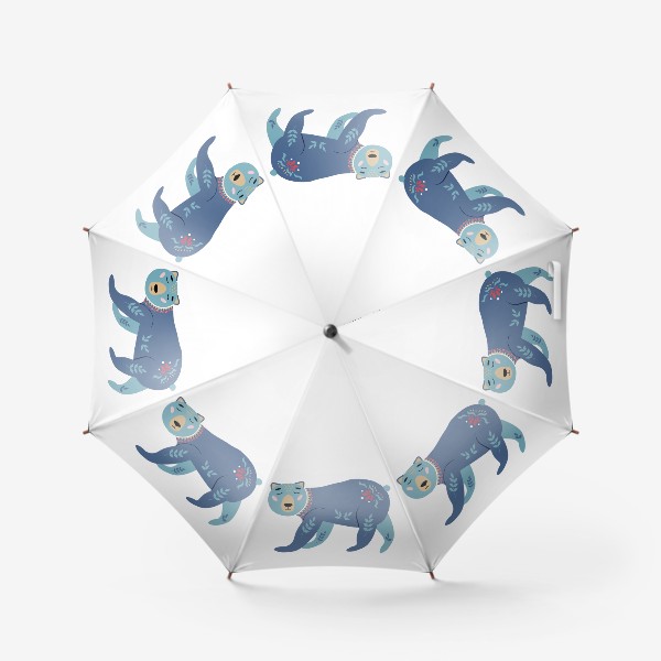 Зонт «Мишка косолапый по лесу идет»