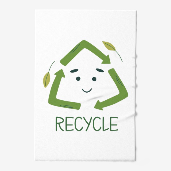 Полотенце «Recycle. Эко символ»