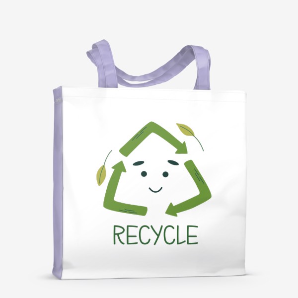 Сумка-шоппер «Recycle. Эко символ»