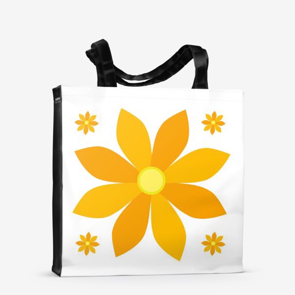 Сумка-шоппер «Цветы летний день»
