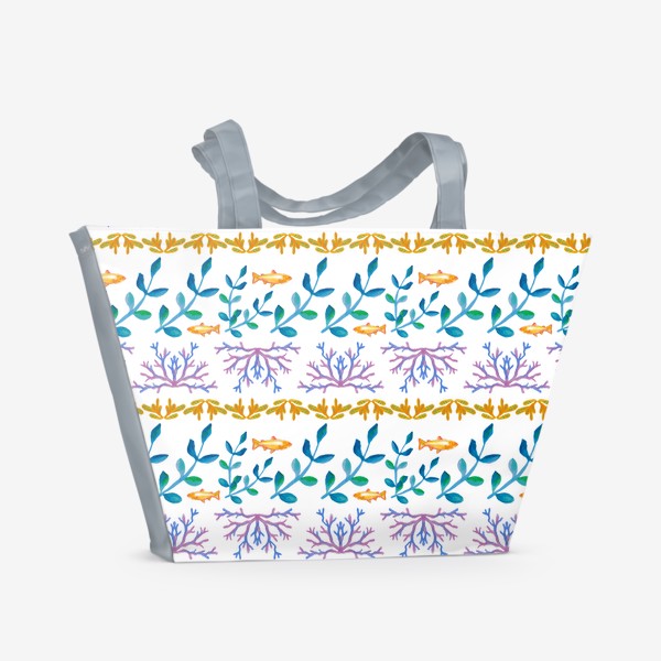 Пляжная сумка «Рыбки и Кораллы»