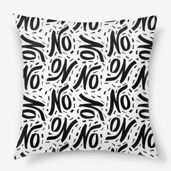 Подушка «No»