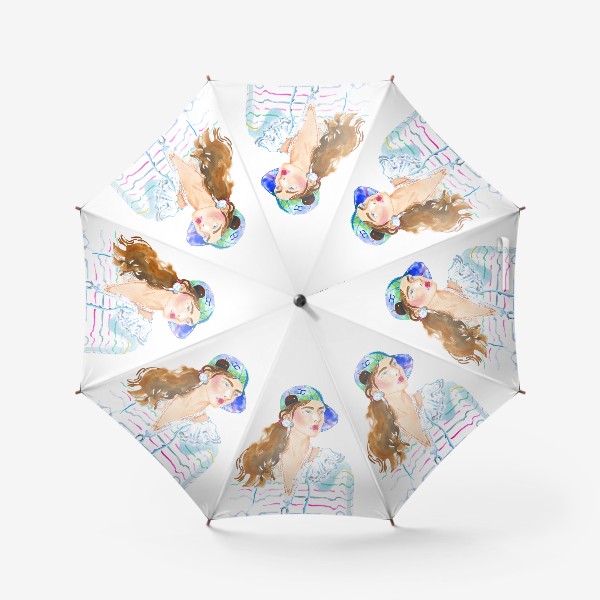 Зонт «Девушка Шанель»