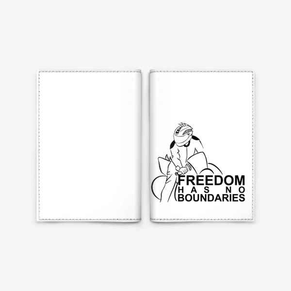 Обложка для паспорта «Свобода не имеет границ»