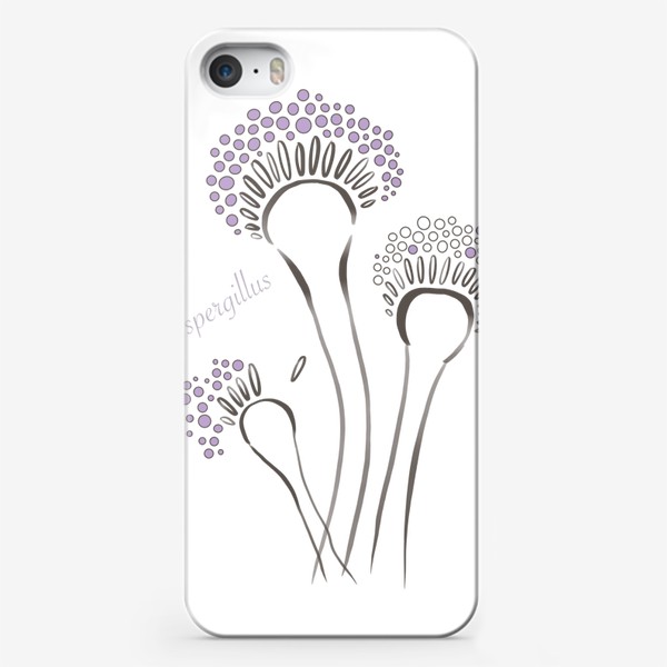 Чехол iPhone «Aspergillus фиолетовый»