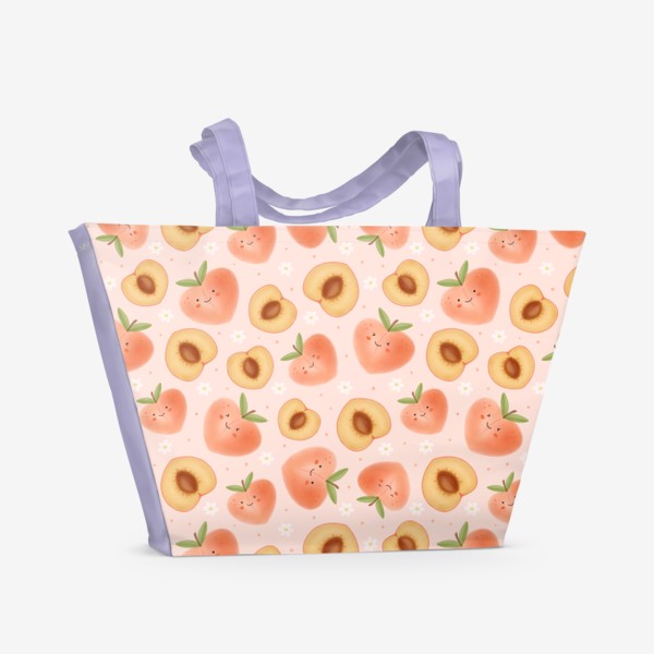Пляжная сумка «Милые персики»