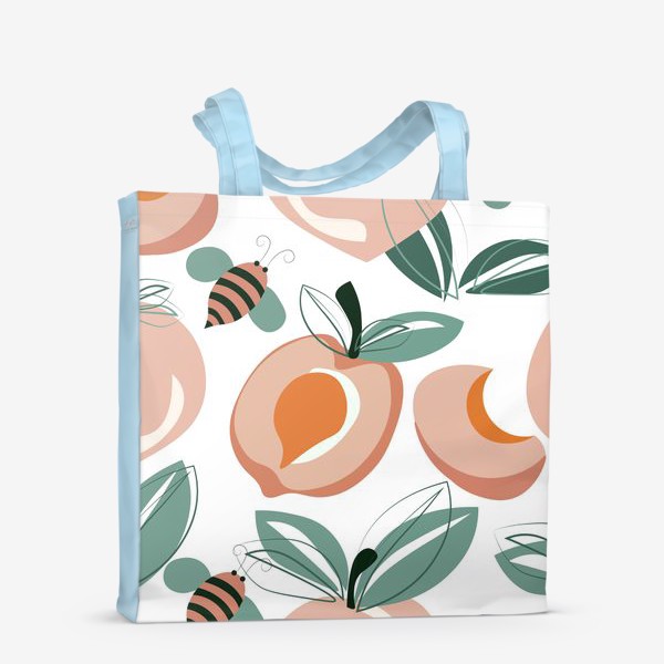 Сумка-шоппер «Абрикосы.Абстракция с абрикосами»