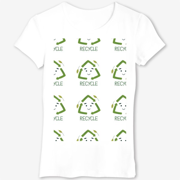 Футболка «Recycle. Экологический символ, День Земли.»
