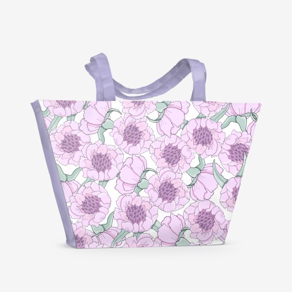 Пляжная сумка «Хризантемы»