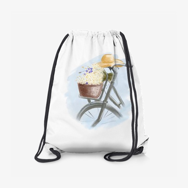 Рюкзак «Велосипед и ромашки»