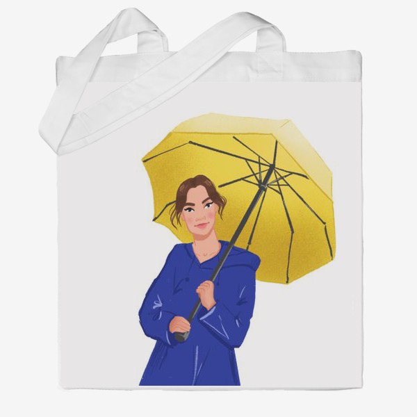 Сумка хб «Девушка с солнечным зонтом»
