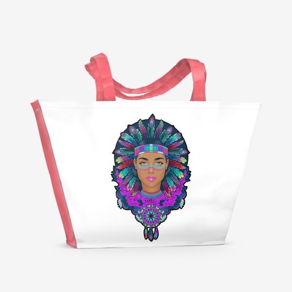 Пляжная сумка «Indian Girl»