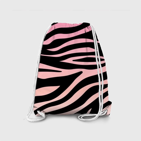 Рюкзак «Принт розовая зебра»