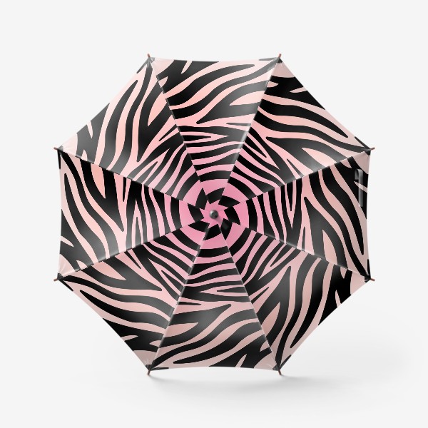 Зонт «Принт розовая зебра»