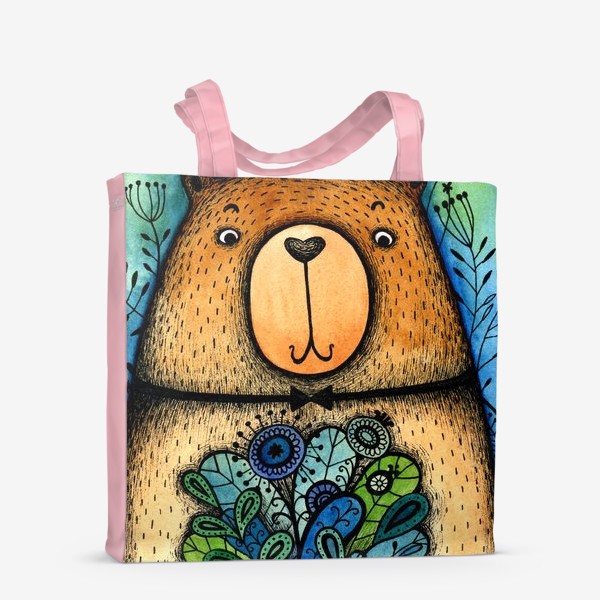 Сумка-шоппер «Галантный медведь»