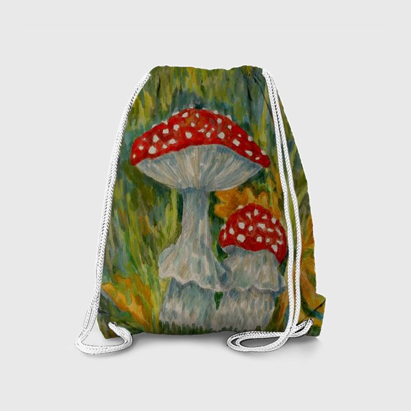 Рюкзак «Мухоморы в лесу»