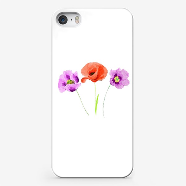 Чехол iPhone «три цветка»