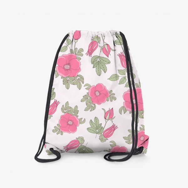 Рюкзак «Цветущий шиповник»