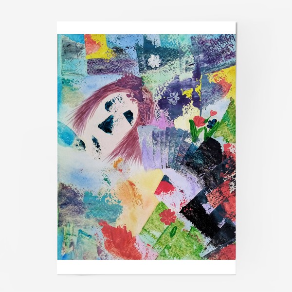 Постер «Абстракция. Цветные сны. Живопись маслом.»