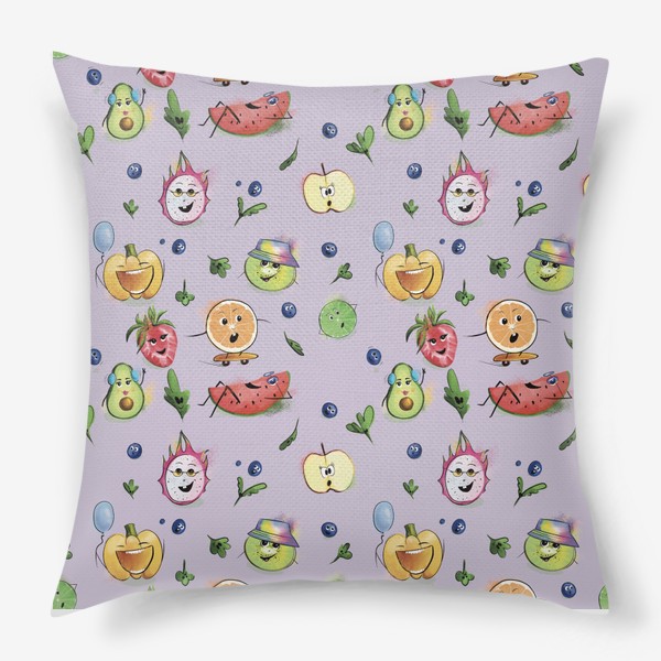 Подушка «Овощи и фрукты»