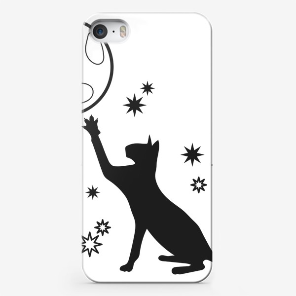 Чехол iPhone «Лунный кот»