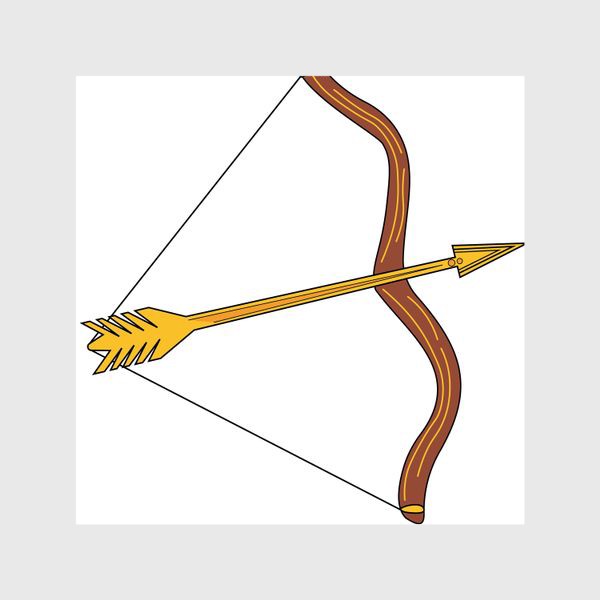 Шторы «Стрелец лук стрелы»