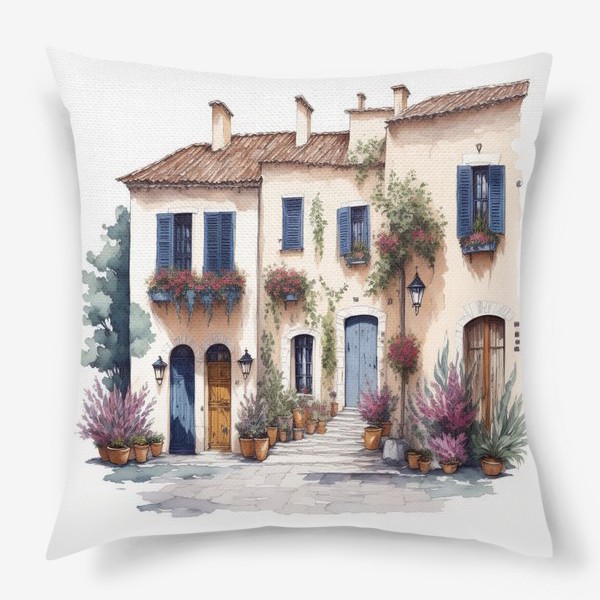 Подушка «Дом в Провансе»