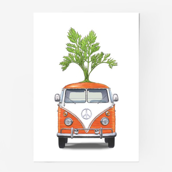Постер &laquo;Морковный фургон&raquo;