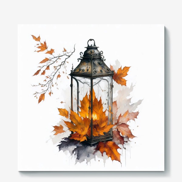Холст «Осенний фонарик»