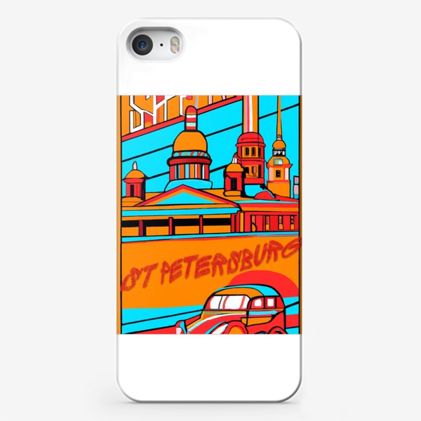 Чехол iPhone «Санкт-Петербург в стиле 30-х»