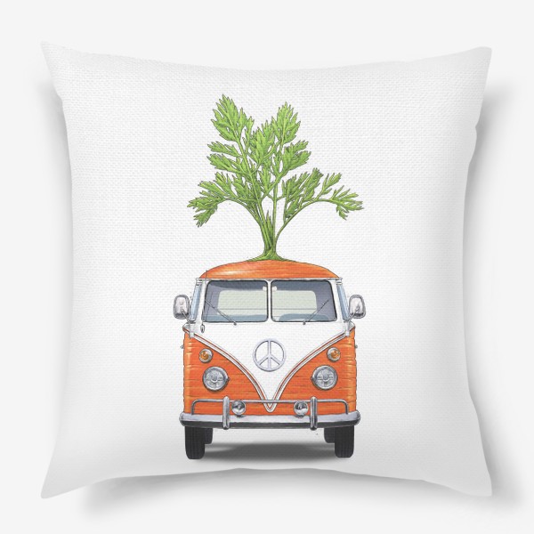 Подушка «Морковный фургон»