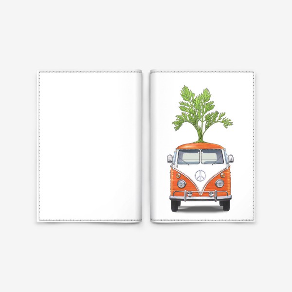 Обложка для паспорта «Морковный фургон»