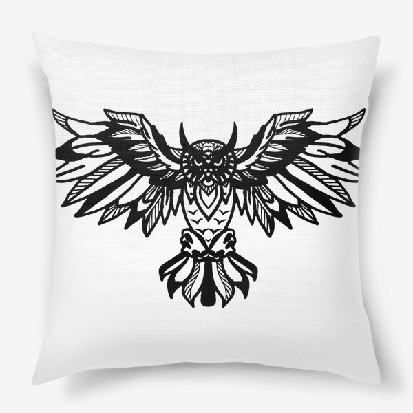 Подушка «Грозная сова»