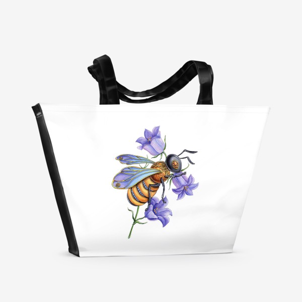 Пляжная сумка «Ювелирная пчела»