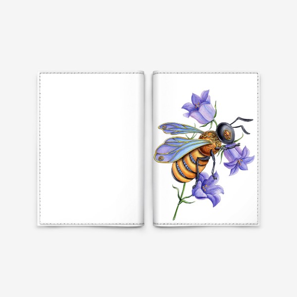 Обложка для паспорта «Ювелирная пчела»