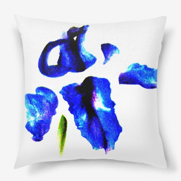 Подушка «Синий Ирис»