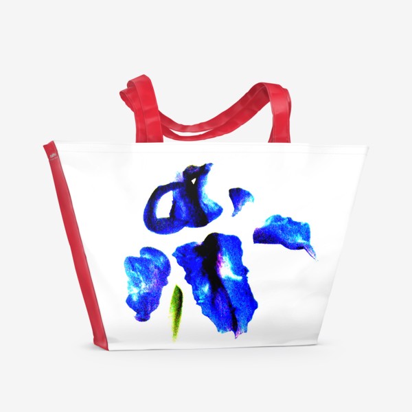 Пляжная сумка «Синий Ирис»