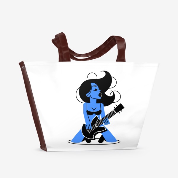 Пляжная сумка «девушка»