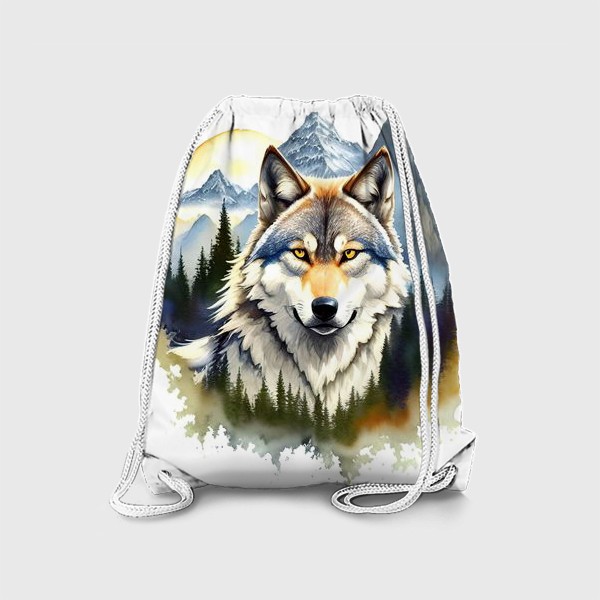 Рюкзак «Волк в дикой природе»