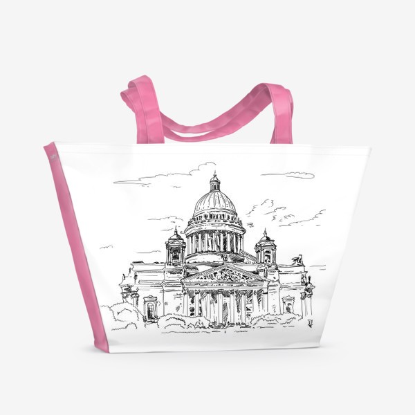 Пляжная сумка «Санкт-Петербург - Исаакиевский собор»