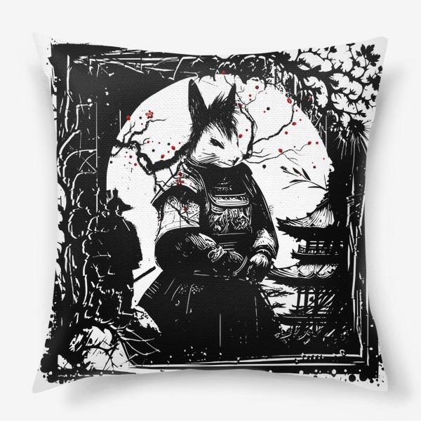 Подушка «Кролик Самурай»
